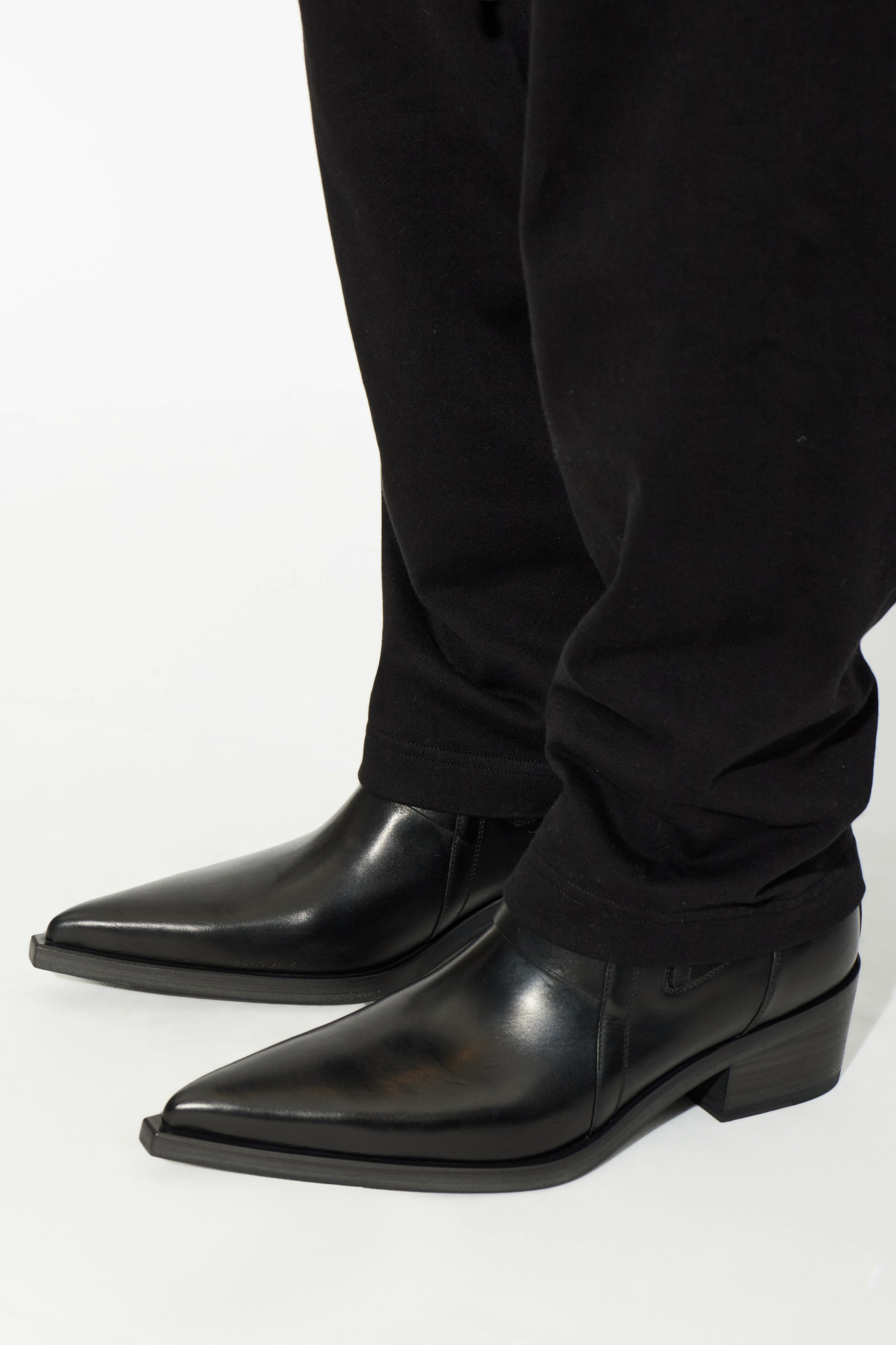 Rick Owens Leather ankle boots 'Pointed Sliver' | Men's | Vitkac